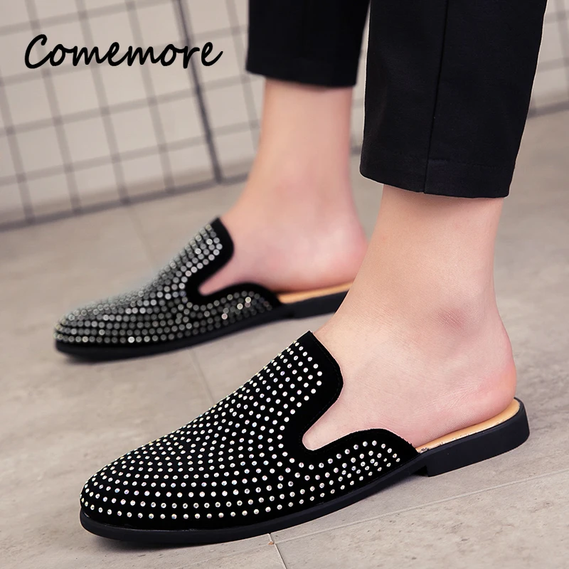 Luxury Glitter Rhinestone Leat - Men Shoes Louboutin avaliação e preço