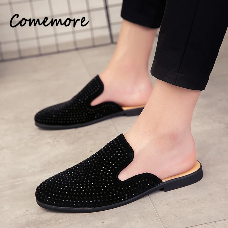 Luxury Glitter Rhinestone Leat - Men Shoes Louboutin avaliação e preço
