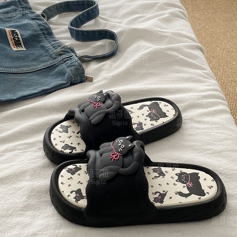 Printting Cute Bear Women Slip - Flip Flop Beach Men avaliação e preço