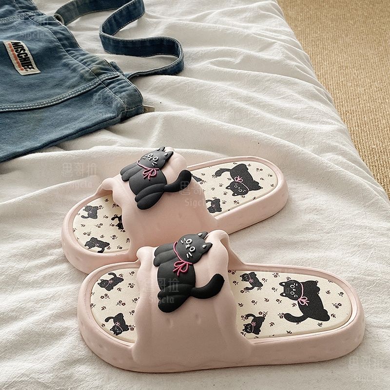 Printting Cute Bear Women Slip - Flip Flop Beach Men avaliação e preço