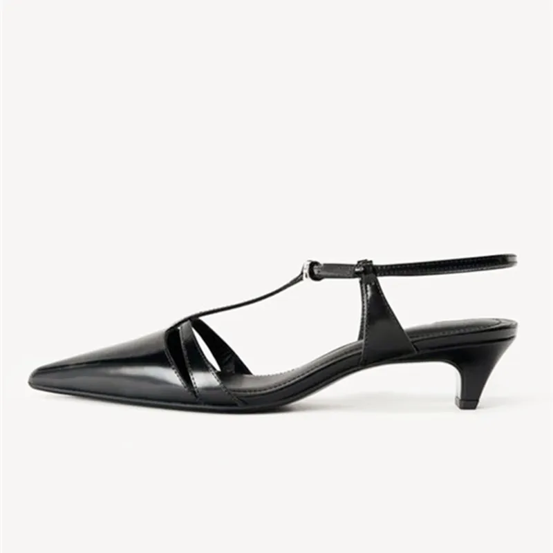 Patent Leather Kitten Heel Wom - Dress Shoe Pointed avaliação e preço