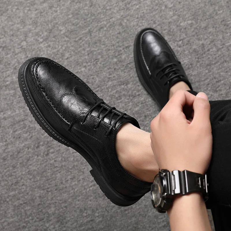 High Quality Leather Men Casua - Men Shoes Louboutin avaliação e preço