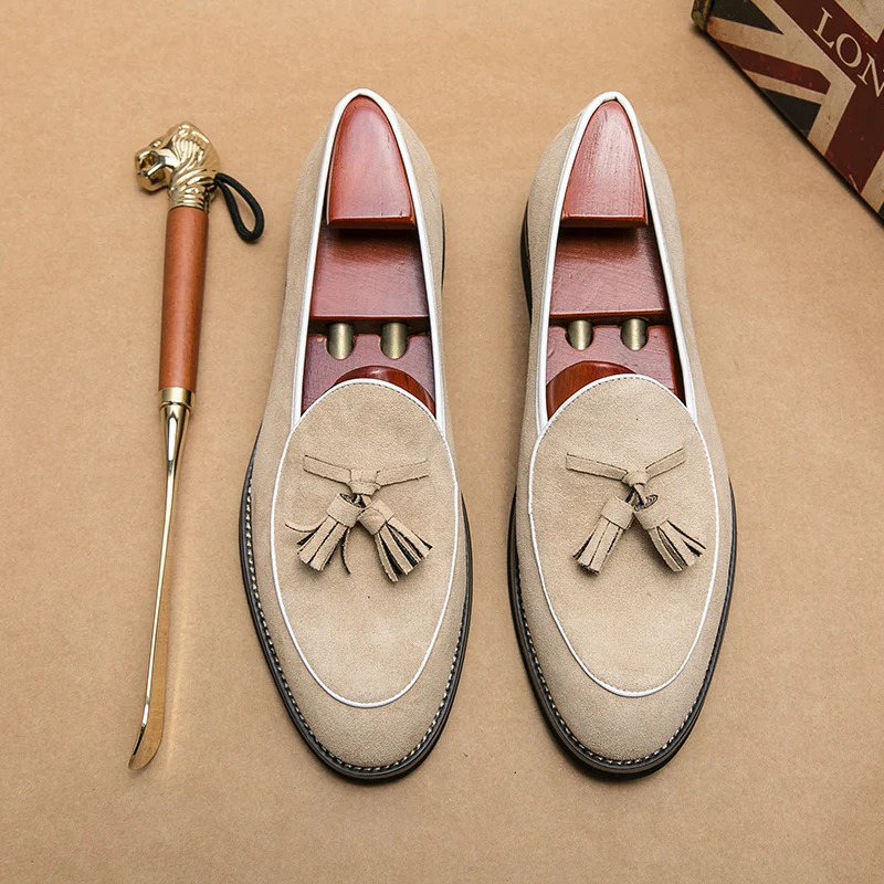 Italian Luxury Brand Suede Men - Men Shoes Louboutin avaliação e preço
