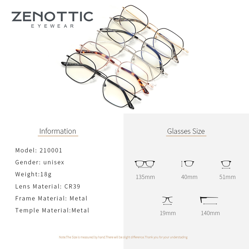 ZENOTTIC Metal Anti Blue Light - Men Shoes Zegna avaliação e preço