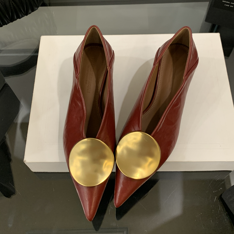 SUOJIALUN 2025 Autumn New Bran - Dress Shoe Pointed avaliação e preço