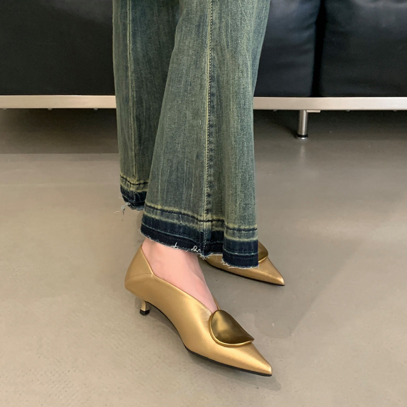 SUOJIALUN 2025 Autumn New Bran - Dress Shoe Pointed avaliação e preço