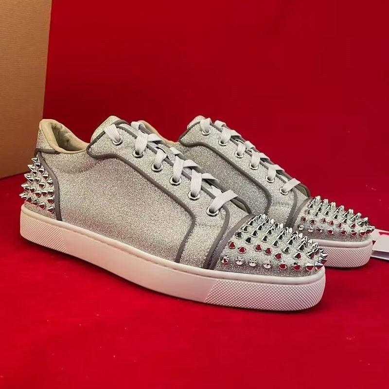 men luxury fashion rivets shoe - Men Shoes Louboutin avaliação e preço