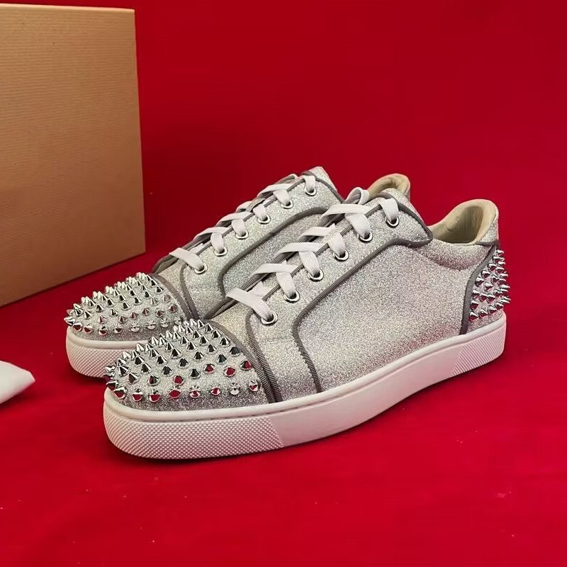 men luxury fashion rivets shoe - Men Shoes Louboutin avaliação e preço