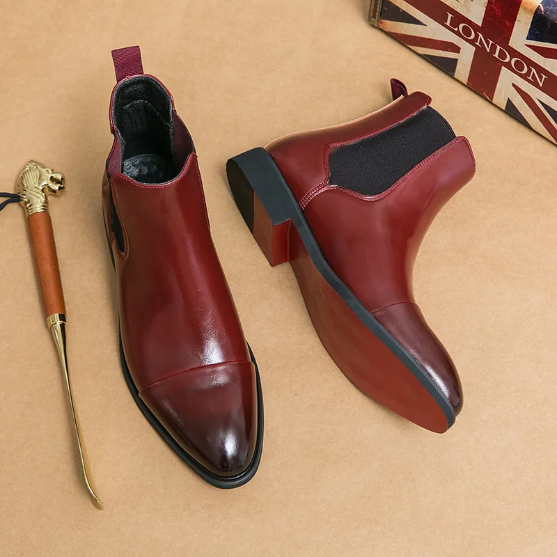 Men's Boots Luxury Brand Leath - Men Shoes Louboutin avaliação e preço