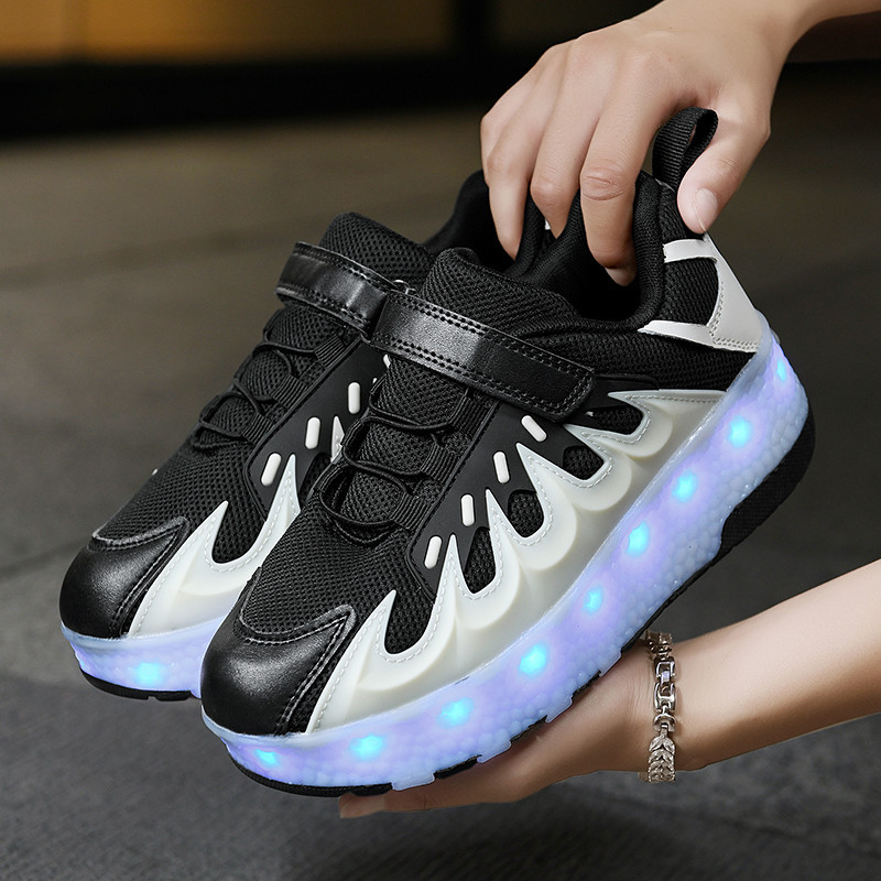 LED-lit roller skates, USB rec - Men Shoes Must Have avaliação e preço