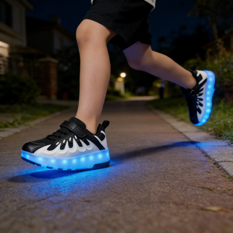 LED-lit roller skates, USB rec - Men Shoes Must Have avaliação e preço