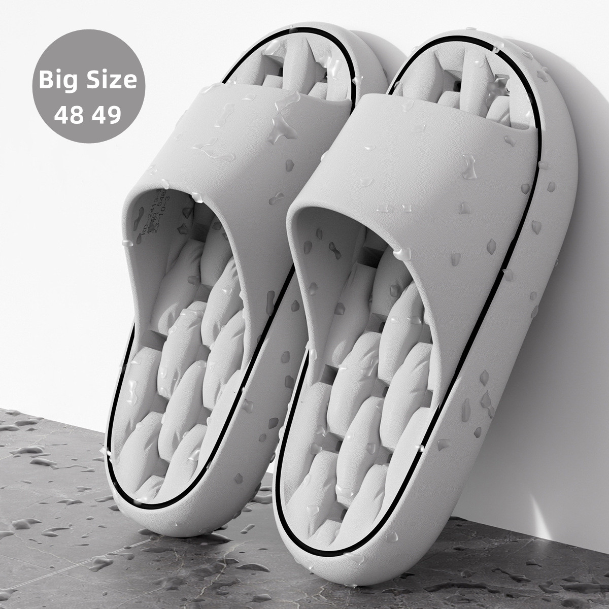 Big Size 48 49 Bathroom Slippe - Flip Flop Beach Men avaliação e preço