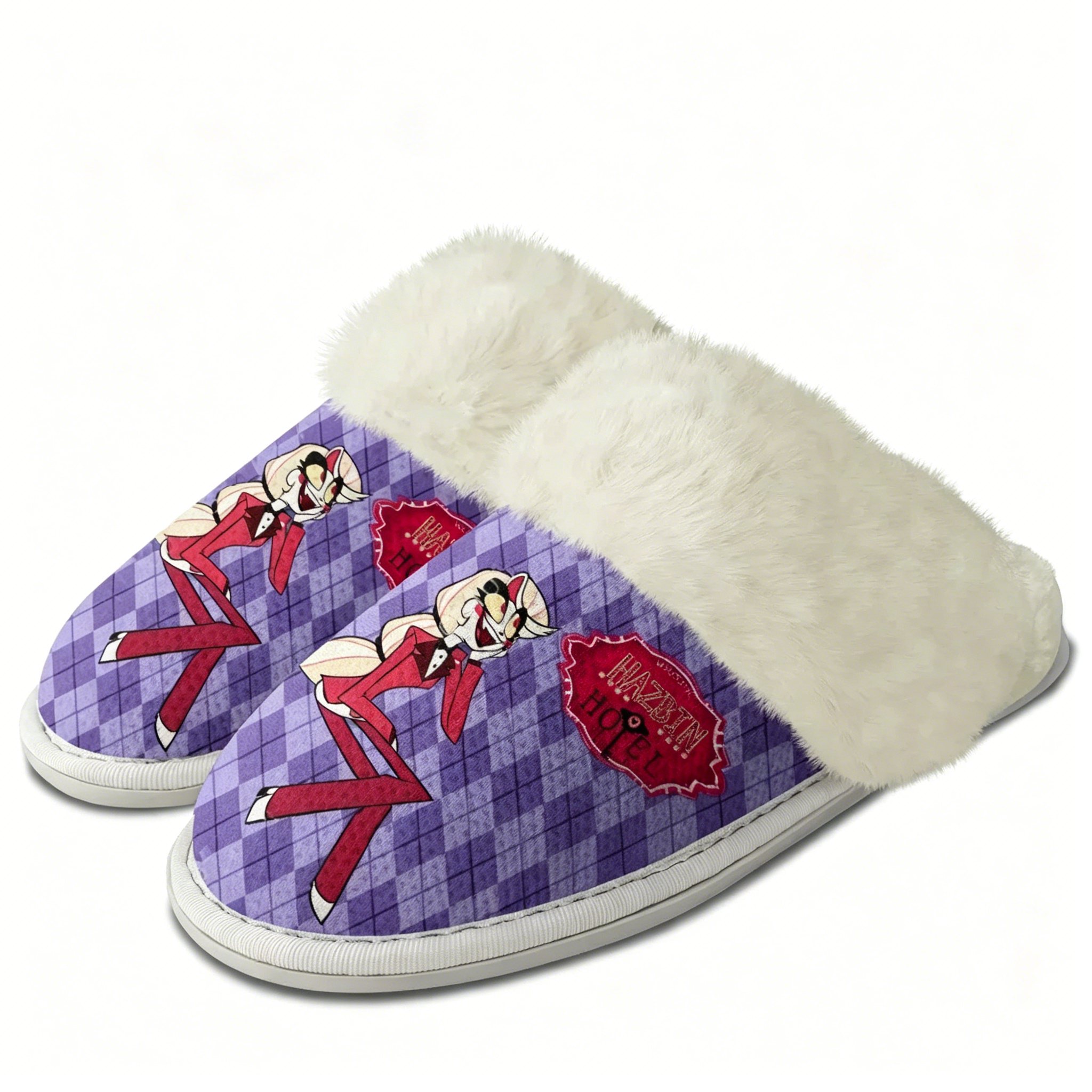 H-Hazbin Hotel Plush Slippers  - Men Shoes H&M avaliação e preço
