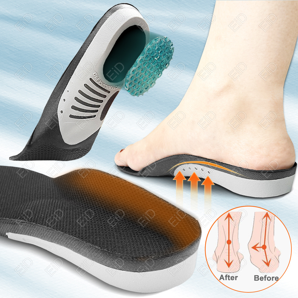 1Pair Orthopedic Insoles Ortho - Men Shoes Eid avaliação e preço