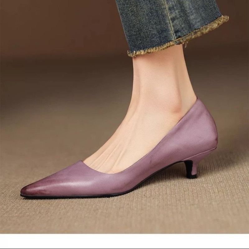 Sexy Pink Thin High Heels Pump - Dress Shoe Pointed avaliação e preço