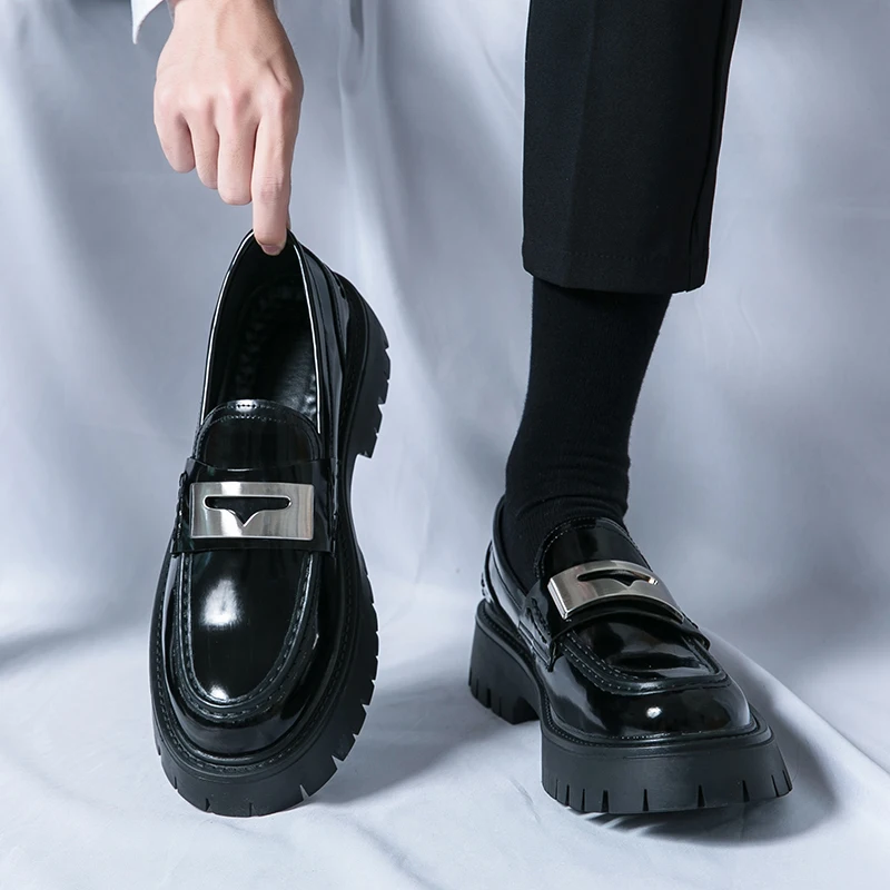Platform New Men's Dress Leath - Men Shoes Prada avaliação e preço