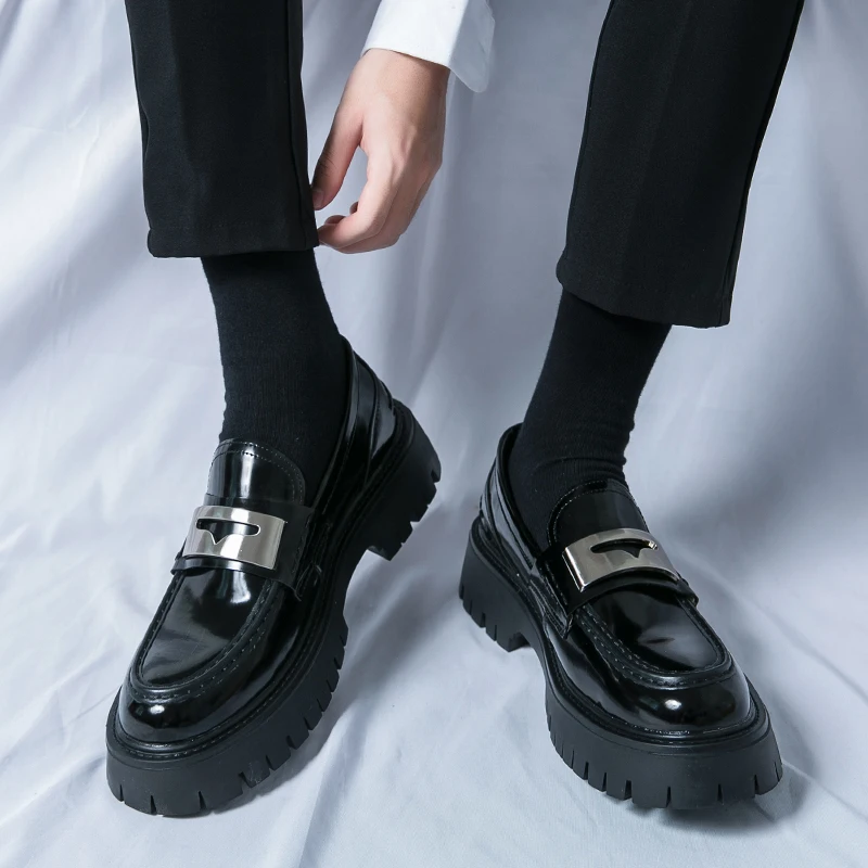 Platform New Men's Dress Leath - Men Shoes Prada avaliação e preço