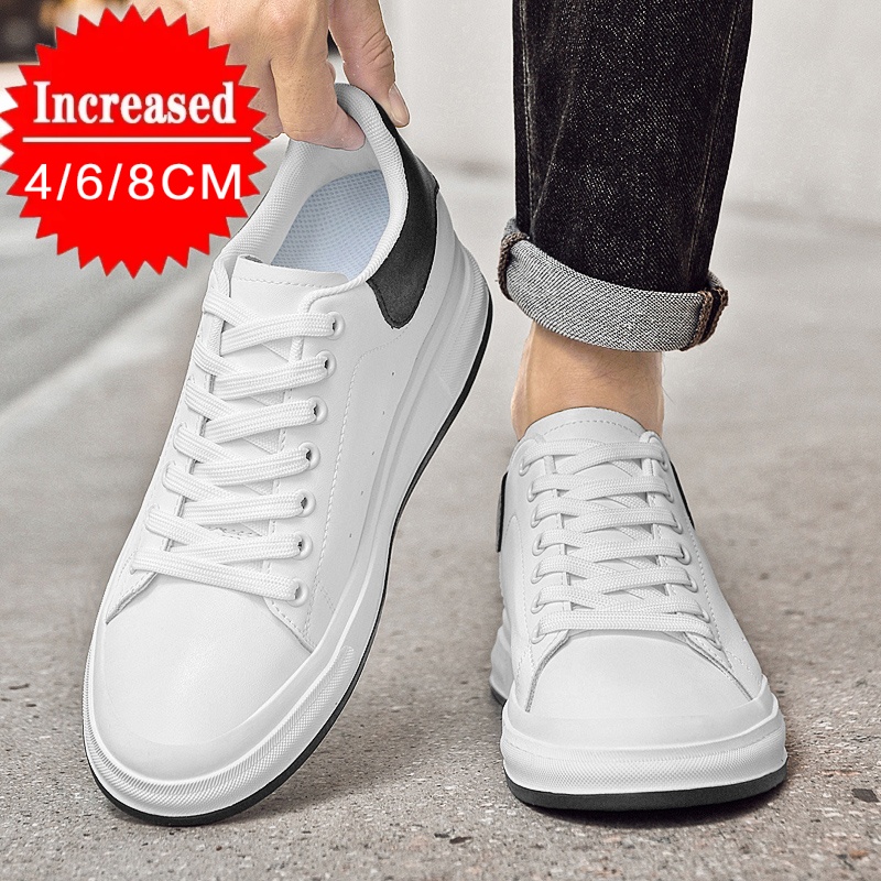 New Luxury Men's Elevator Shoe - Canvas Sneaker High avaliação e preço