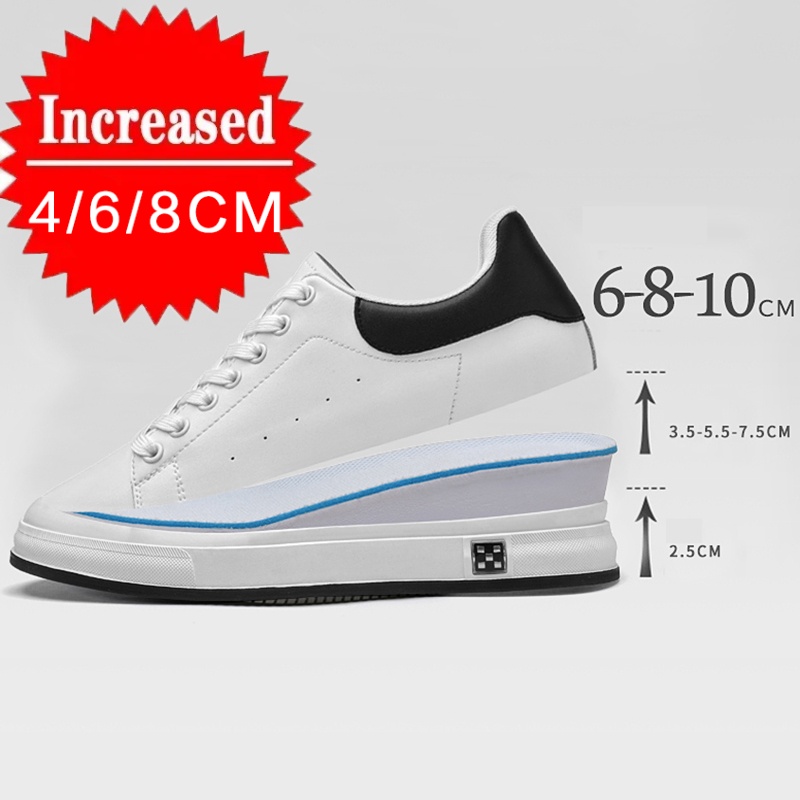 New Luxury Men's Elevator Shoe - Canvas Sneaker High avaliação e preço