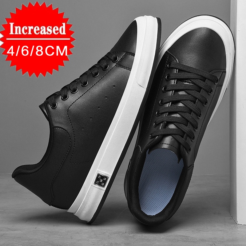 New Luxury Men's Elevator Shoe - Canvas Sneaker High avaliação e preço