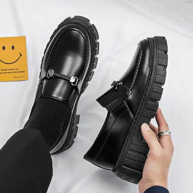 Platform Men's Leather Loafers - Men Shoes Prada avaliação e preço