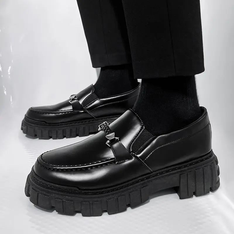 Platform Men's Leather Loafers - Men Shoes Prada avaliação e preço
