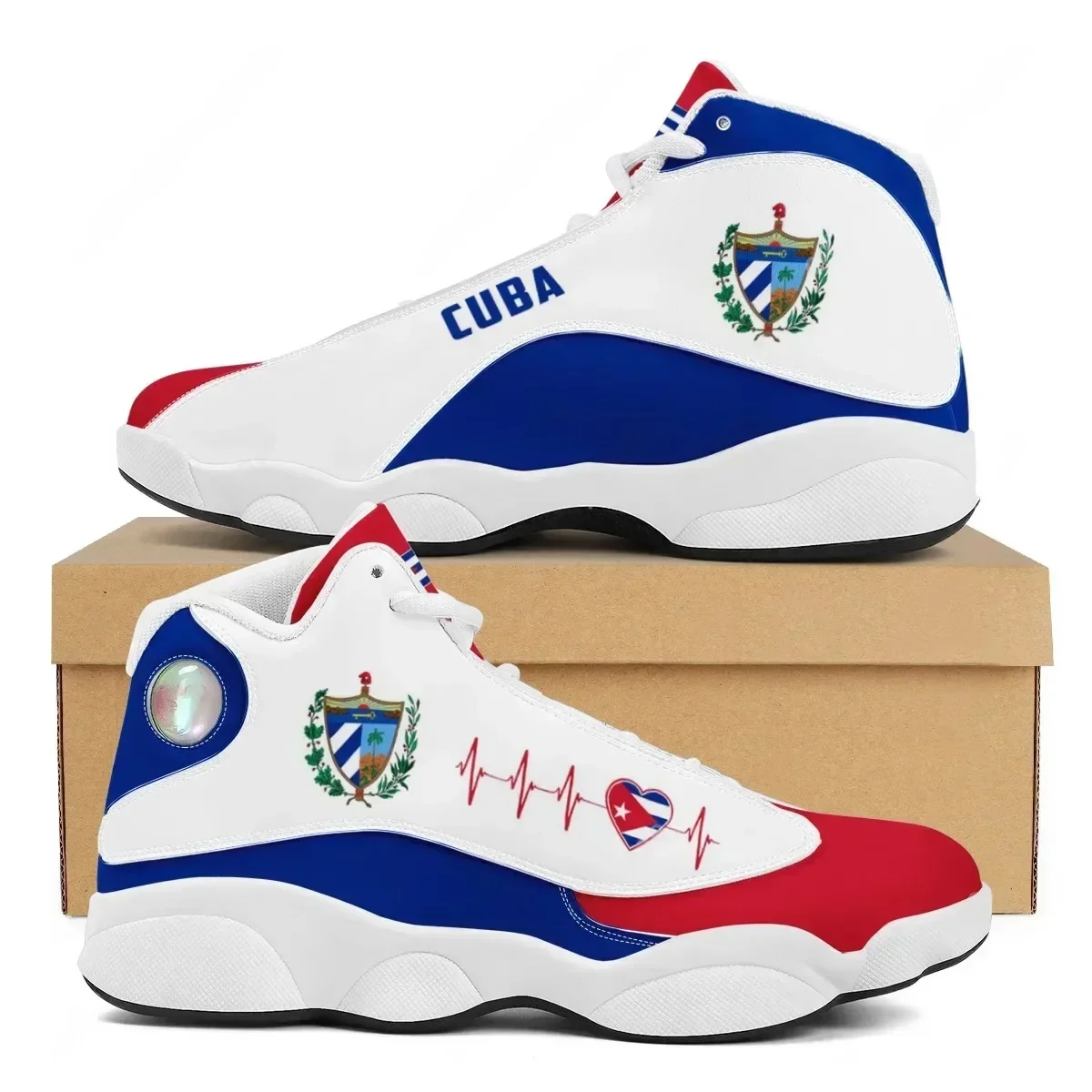 CUBA Flag Print Cool Men Baske - Men Shoes Runners avaliação e preço