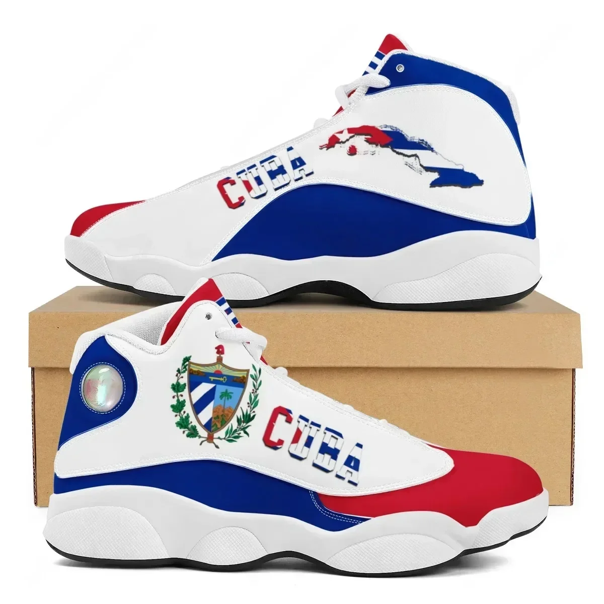 CUBA Flag Print Cool Men Baske - Men Shoes Runners avaliação e preço